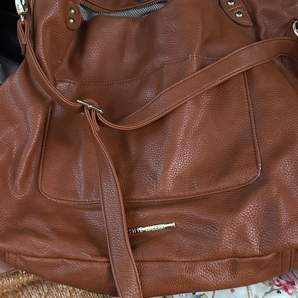 Stylish Brown Leather Handbag - Picture 1 of 2